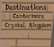 The train station portal sign in Ponydale