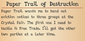 The first Journal entry once the player has accepted the quest.