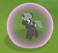 A unicorn that has cast Sphere of Protection