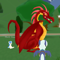 A Dragon, spawned by developers, found in Ponydale Park