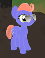 Agent Coolly wearing sunglasses