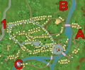 Locations in Ponydale for the Chlorophiliac quest