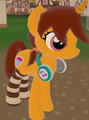 Hullabaloo's Headphones worn by a pony